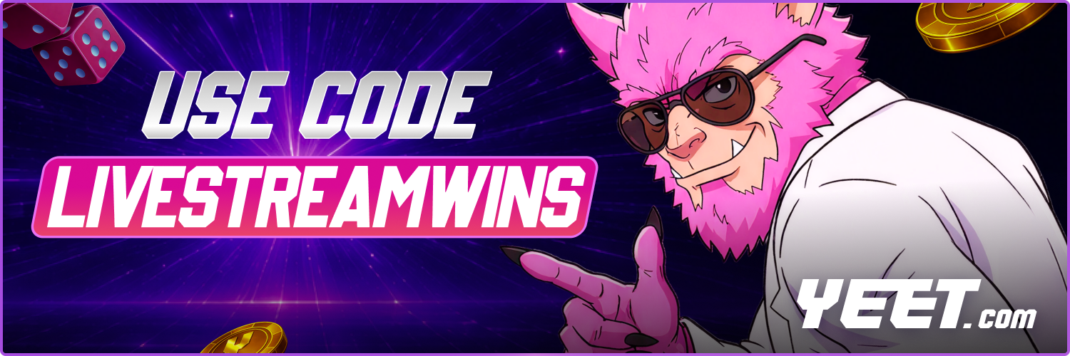 YEET, use code LiveStreamWins