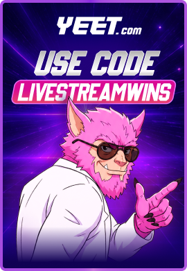 YEET, use code LiveStreamWins